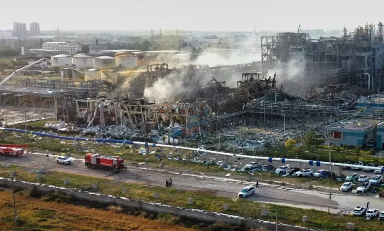 China chemical plant explosion, Shandong factory blast,