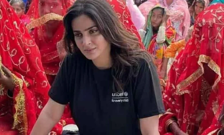 Saba Qamar, child marriage in Pakistan, UNICEF campaign